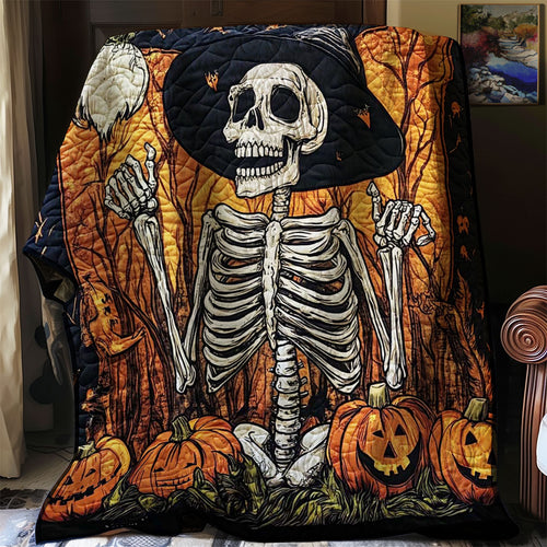 Halloween Witch Skeleton WJ0608018CL Quilt