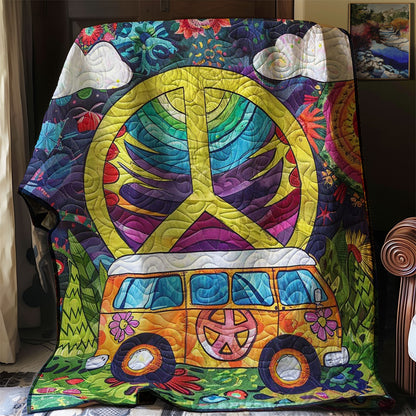 Hippie Hippy Car WJ0308021CL Quilt