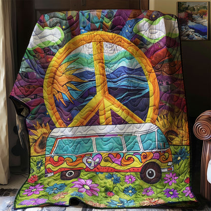 Hippie Hippy Car WJ0308023CL Quilt