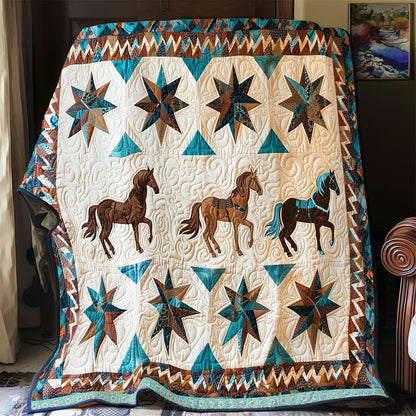 Horse Native American WJ1609012CL Quilt