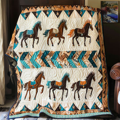 Horse Native American WJ1609013CL Quilt