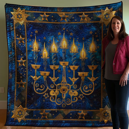 Jewish Hanukkah WJ2007032CL Quilt