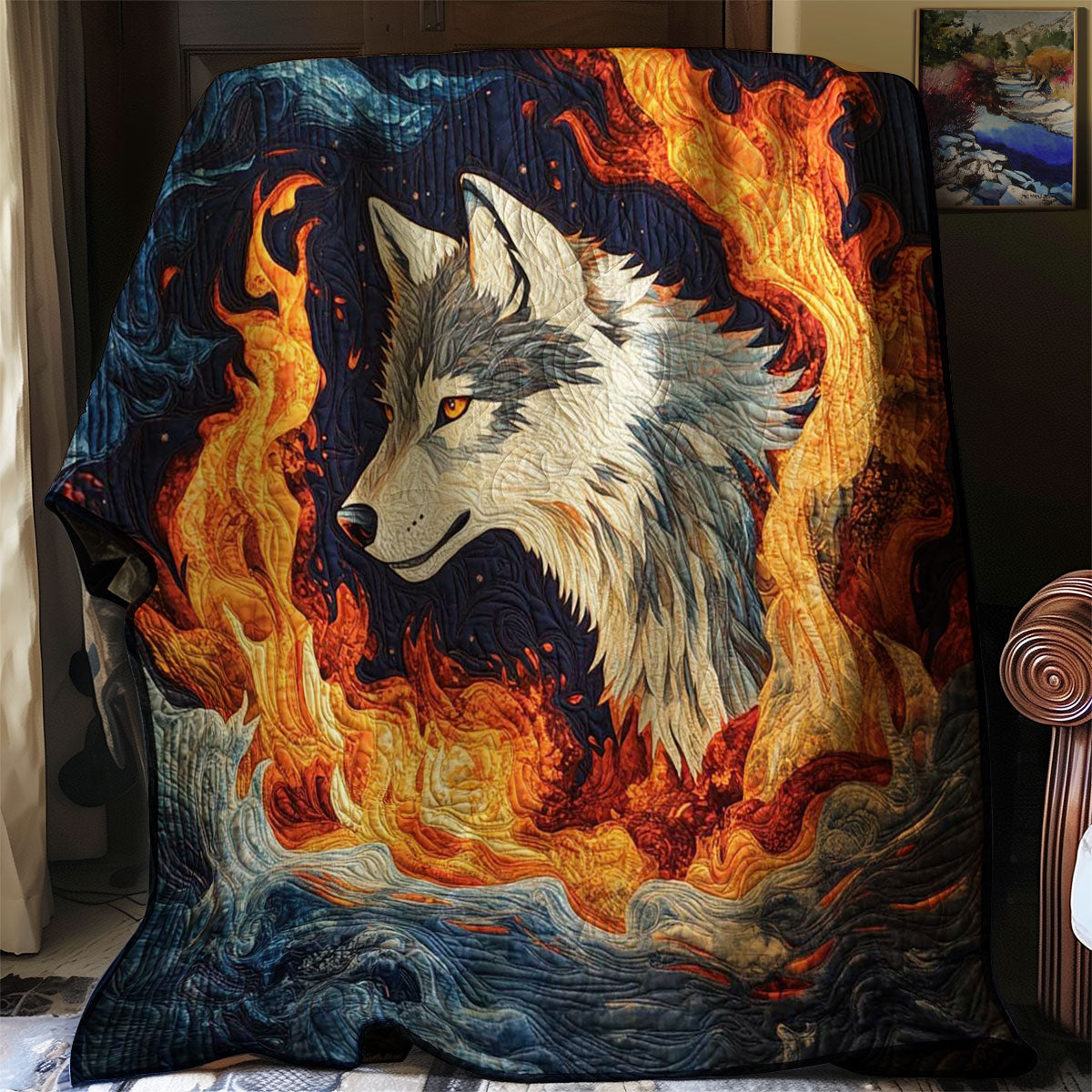 Majestic Wolf WJ0608023CL Quilt