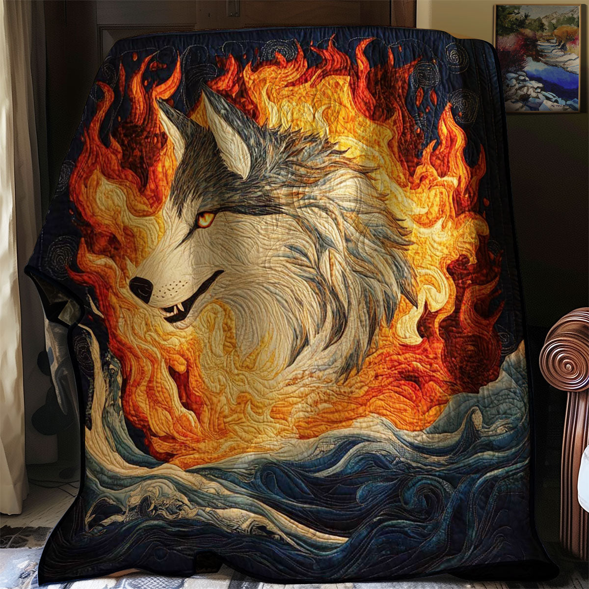Majestic Wolf WJ0708022CL Quilt