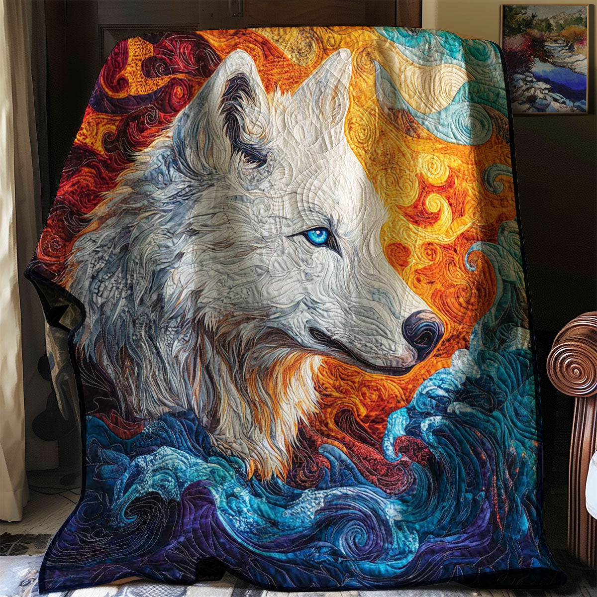 Majestic Wolf WJ0708024CL Quilt