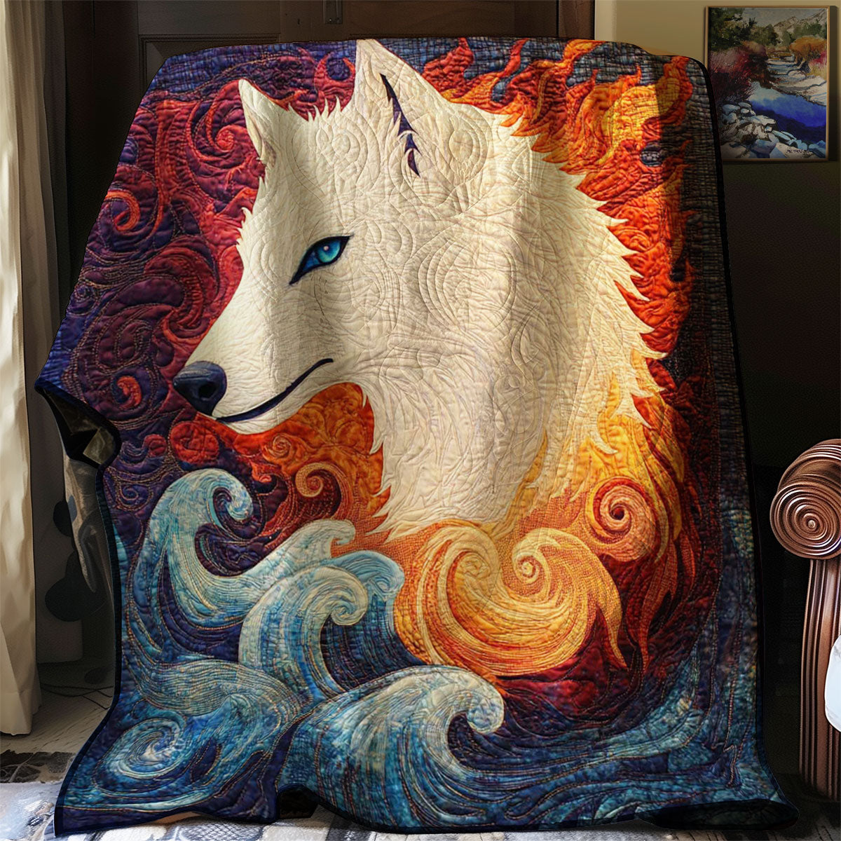 Majestic Wolf WJ0908013CL Quilt