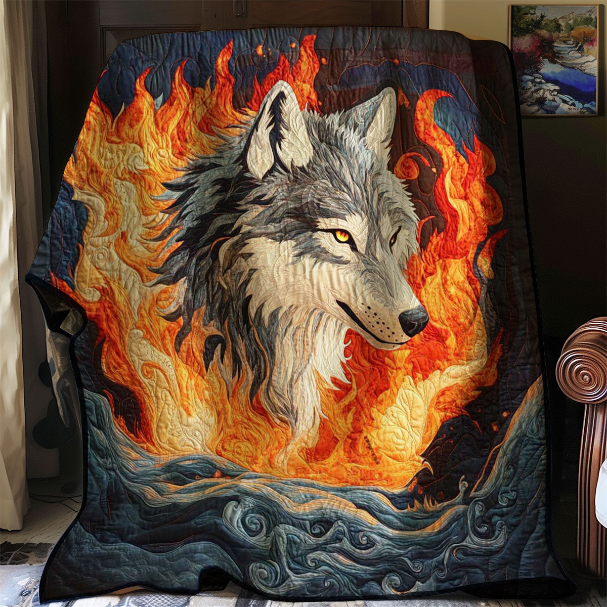 Majestic Wolf WJ1508016CL Quilt