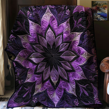 Mystic Purple Bloom WJ0609018CL Quilt