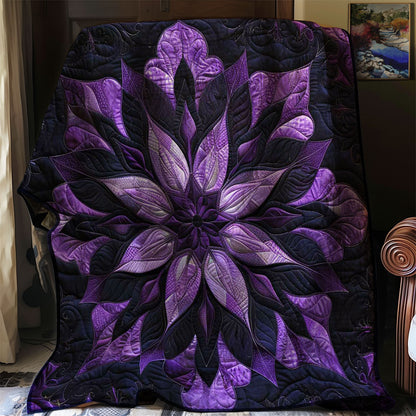 Mystic Purple Bloom WJ0609019CL Quilt