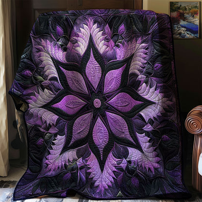 Mystic Purple Bloom WJ3008022CL Quilt