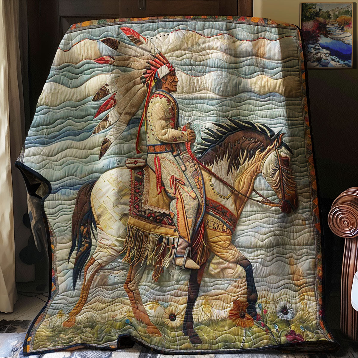 Native American WJ0908015CL Quilt