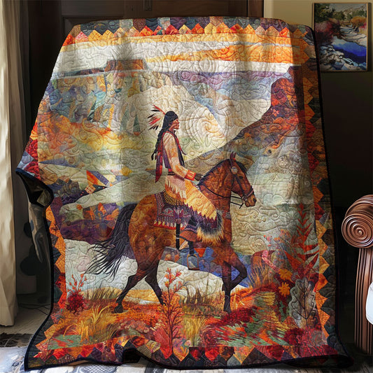 Native American Woman WJ0908020CL Quilt