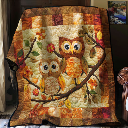 Owl Couple WJ0108009CL Quilt