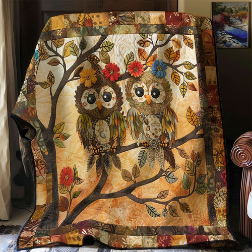 Owl Couple WJ3007037CL Quilt