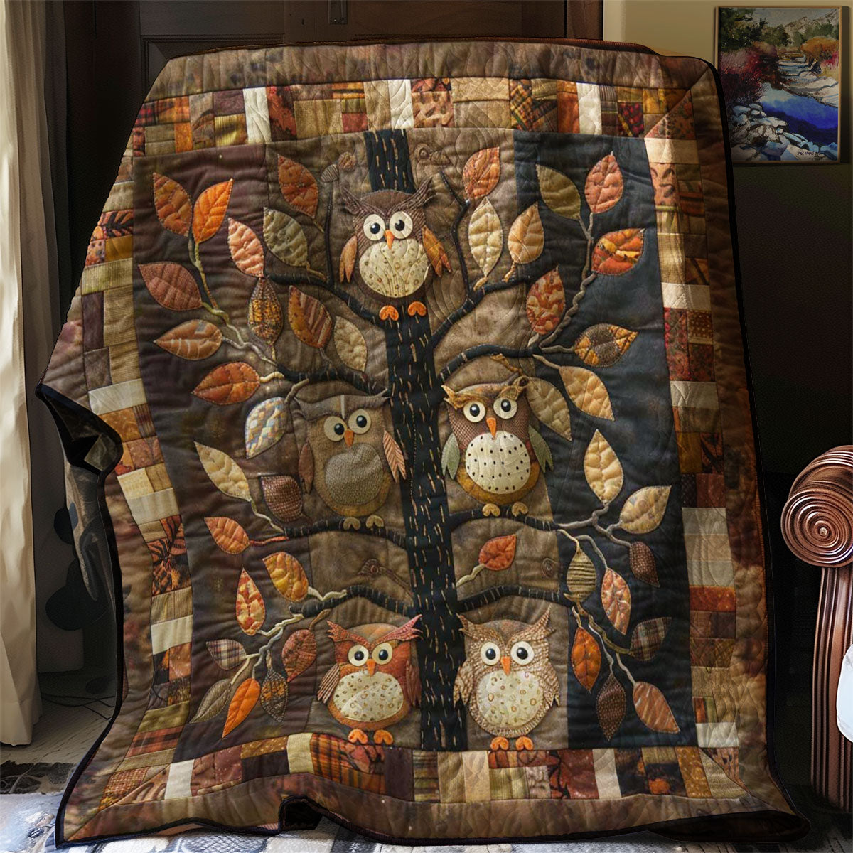 Owls WJ0108014CL Quilt