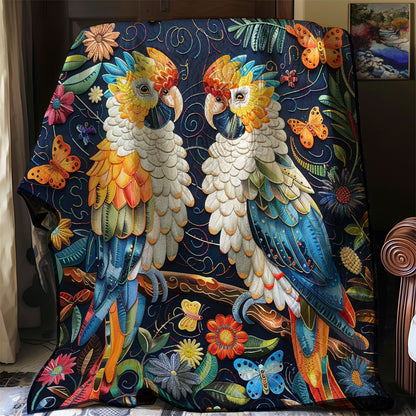 Parrot Couple WJ0509018CL Quilt