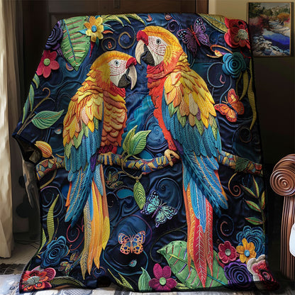 Parrot Couple WJ0609020CL Quilt