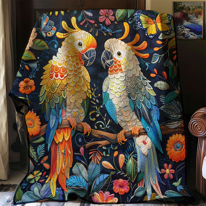 Parrot Couple WJ2708019CL Quilt