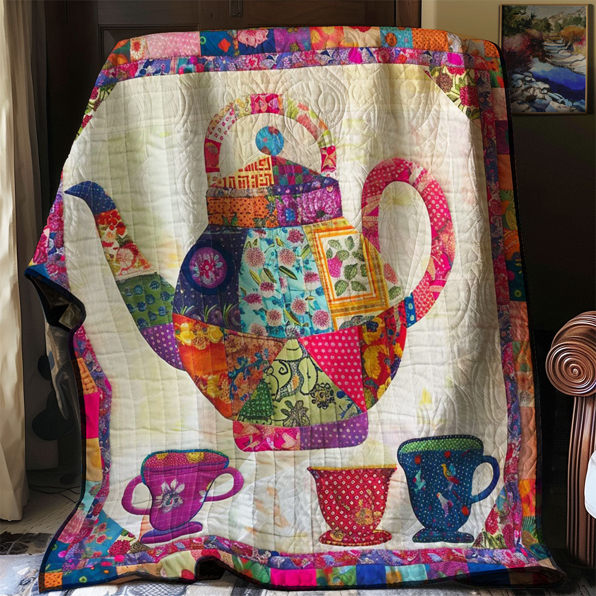 Patchwork Teaset WJ0909023CL Quilt
