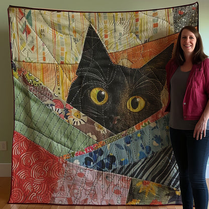 Peeking Cat WJ1907031CL Quilt