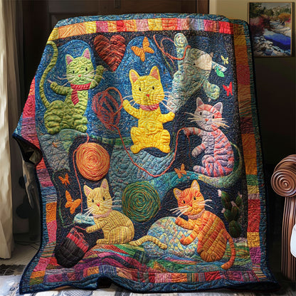 Playful Cats WJ2308018CL Quilt