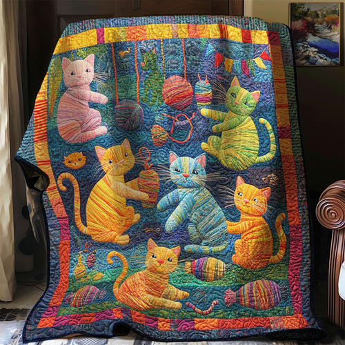 Playful Cats WJ2308020CL Quilt