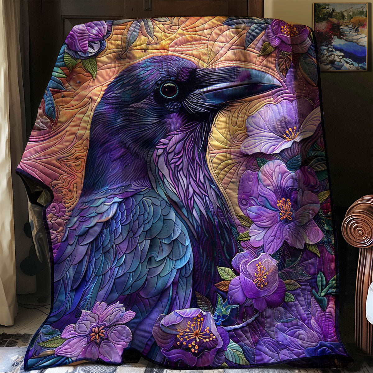 Purple Raven WJ0609022CL Quilt