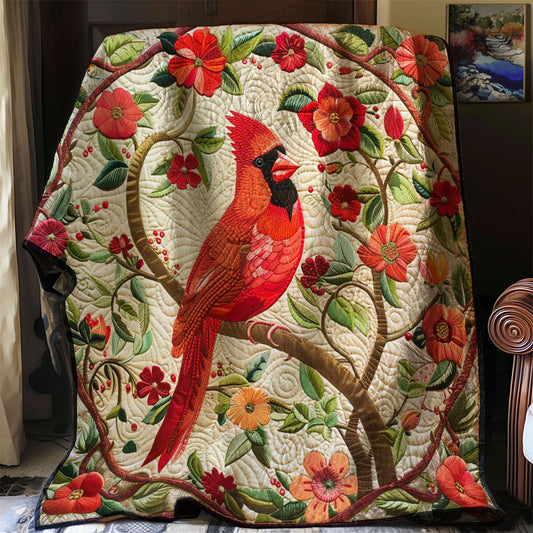 Red Cardinal WJ0208026CL Quilt