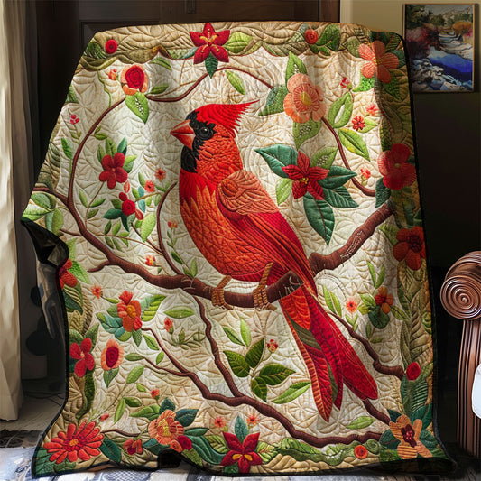 Red Cardinal WJ0208027CL Quilt