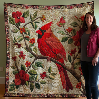 Red Cardinal WJ2607028CL Quilt