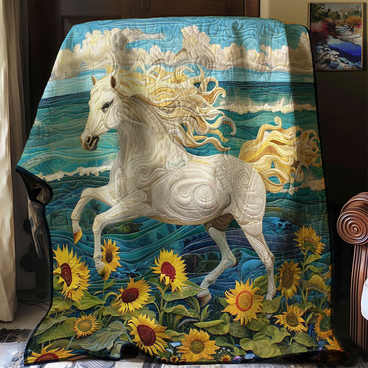 Running Horse WJ1009021CL Quilt