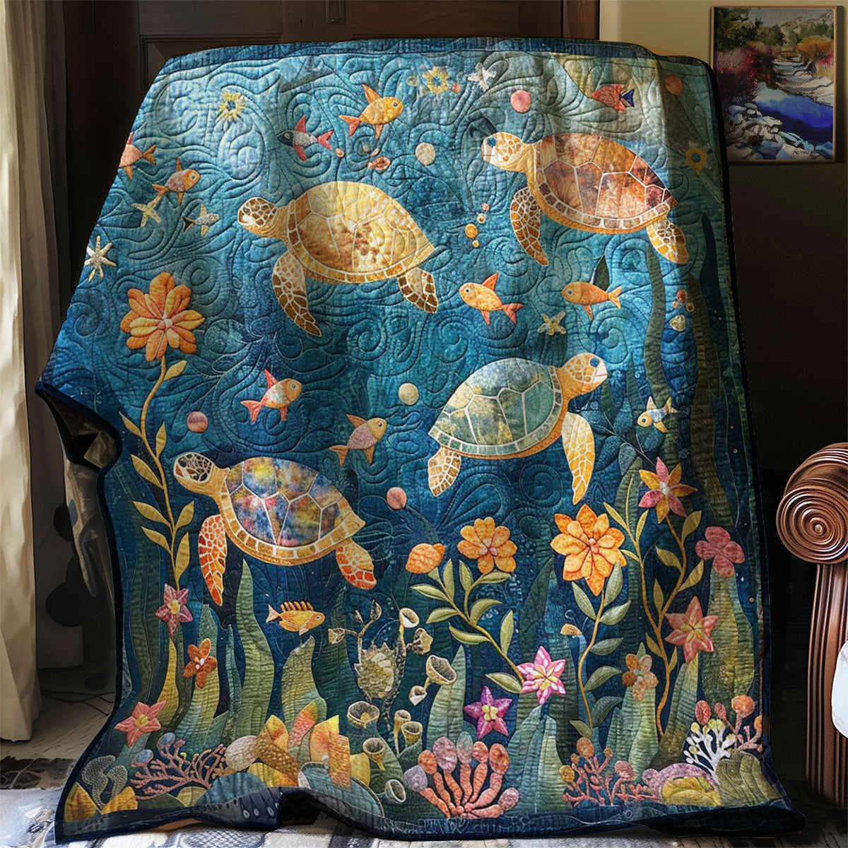 Sea Turtle WJ0509020CL Quilt