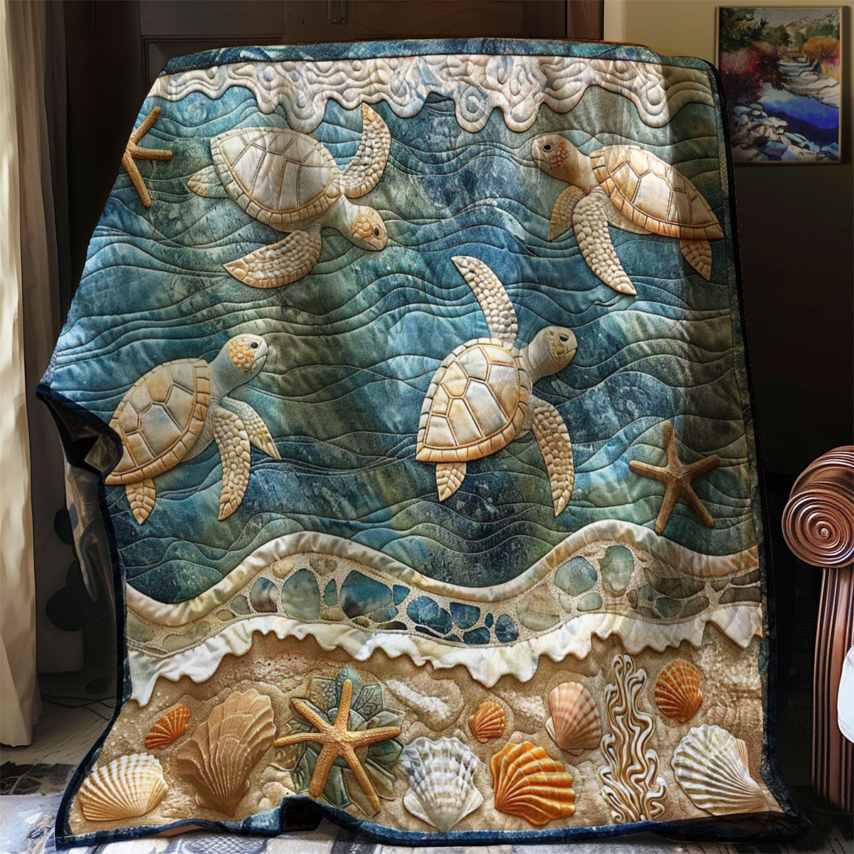 Sea Turtle WJ0509021CL Quilt