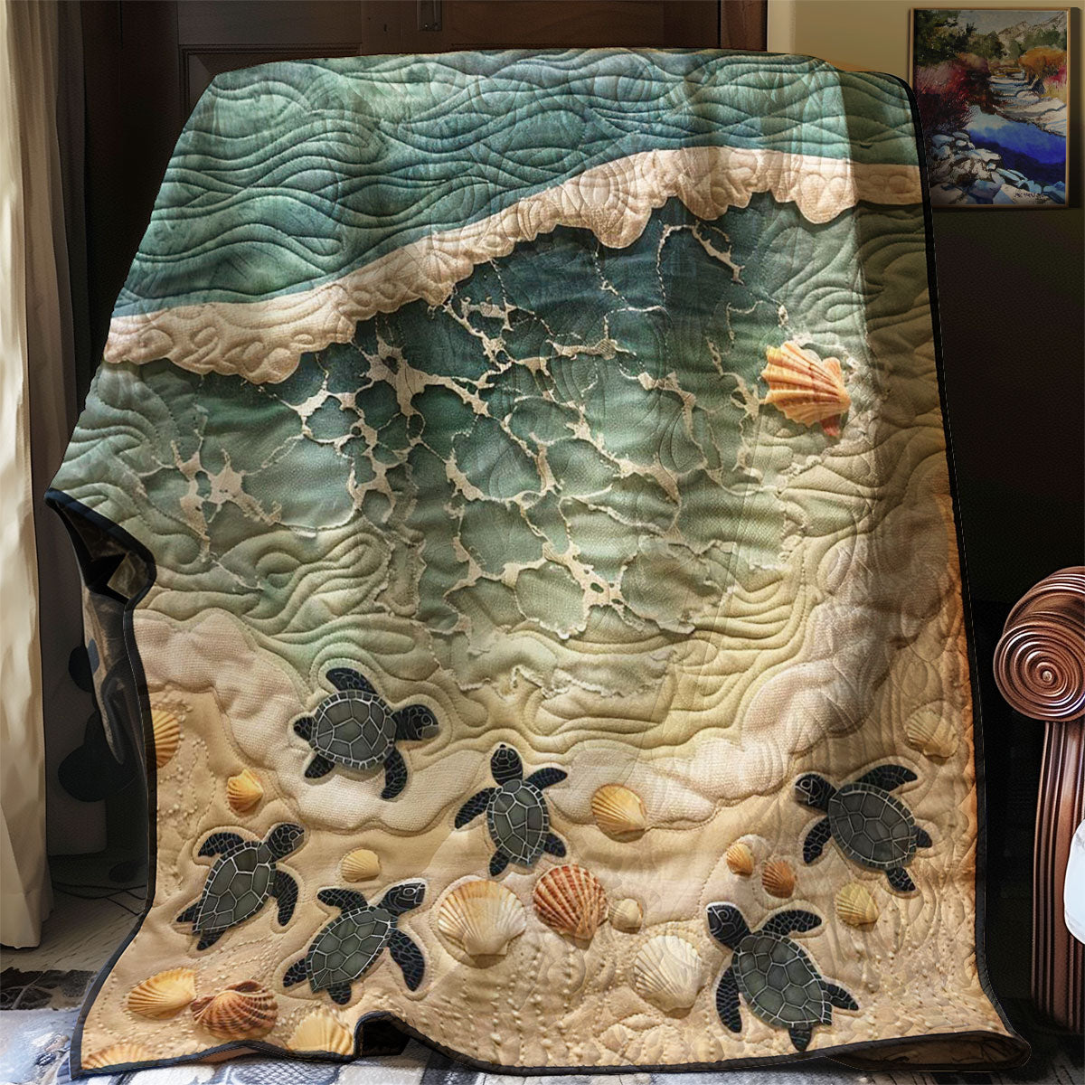 Sea Turtle WJ2608025CL Quilt