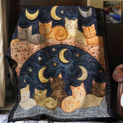 Sleeping Cat Over The Moon WJ1908022CL Quilt