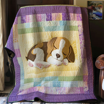 Sleeping Puppy WJ0708031CL Quilt