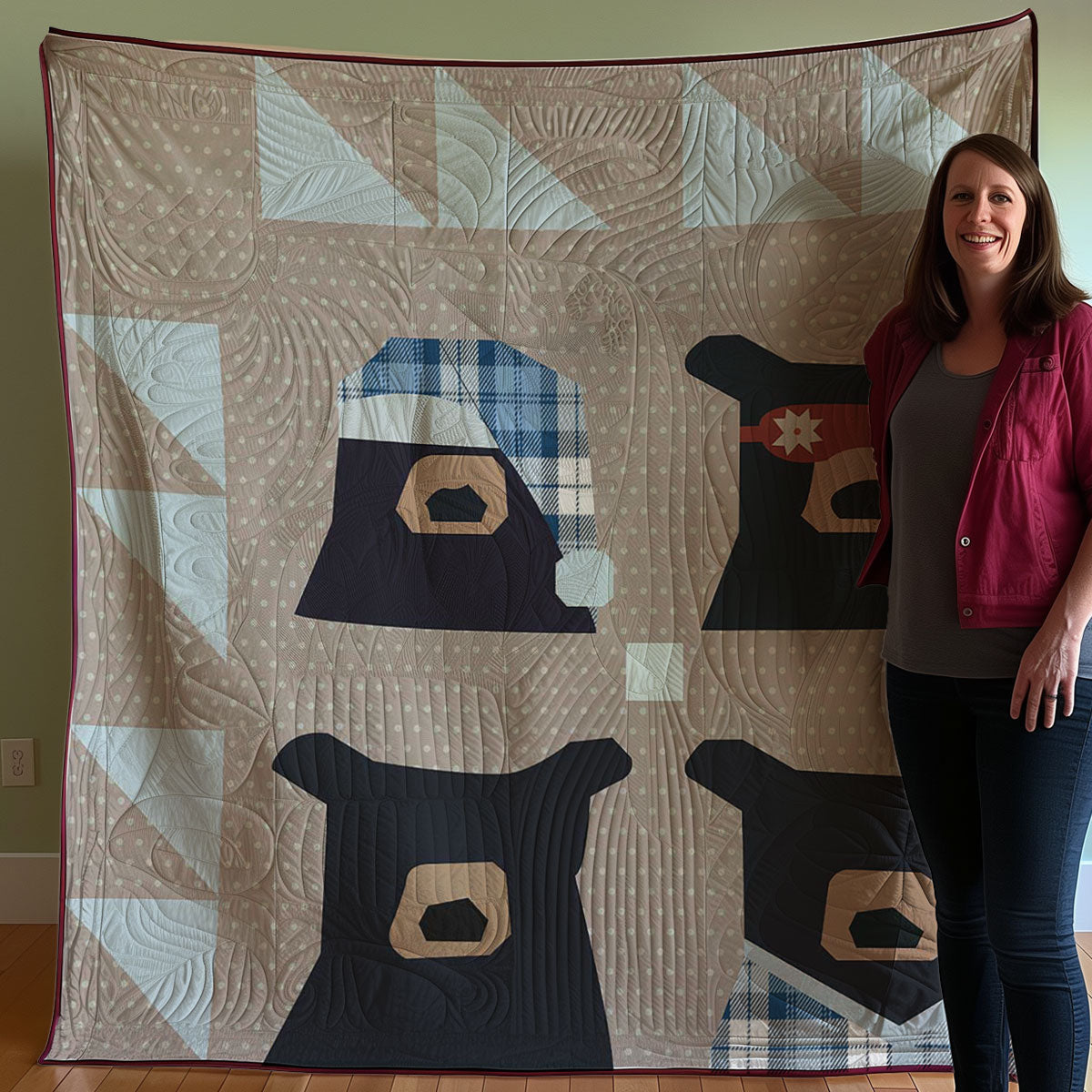 Sleepy Bear WJ2907039WL Quilt