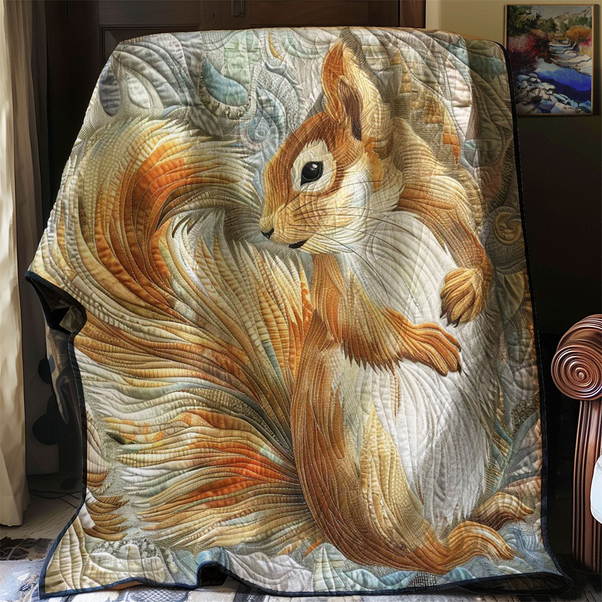 Squirrel WJ0308035CL Quilt