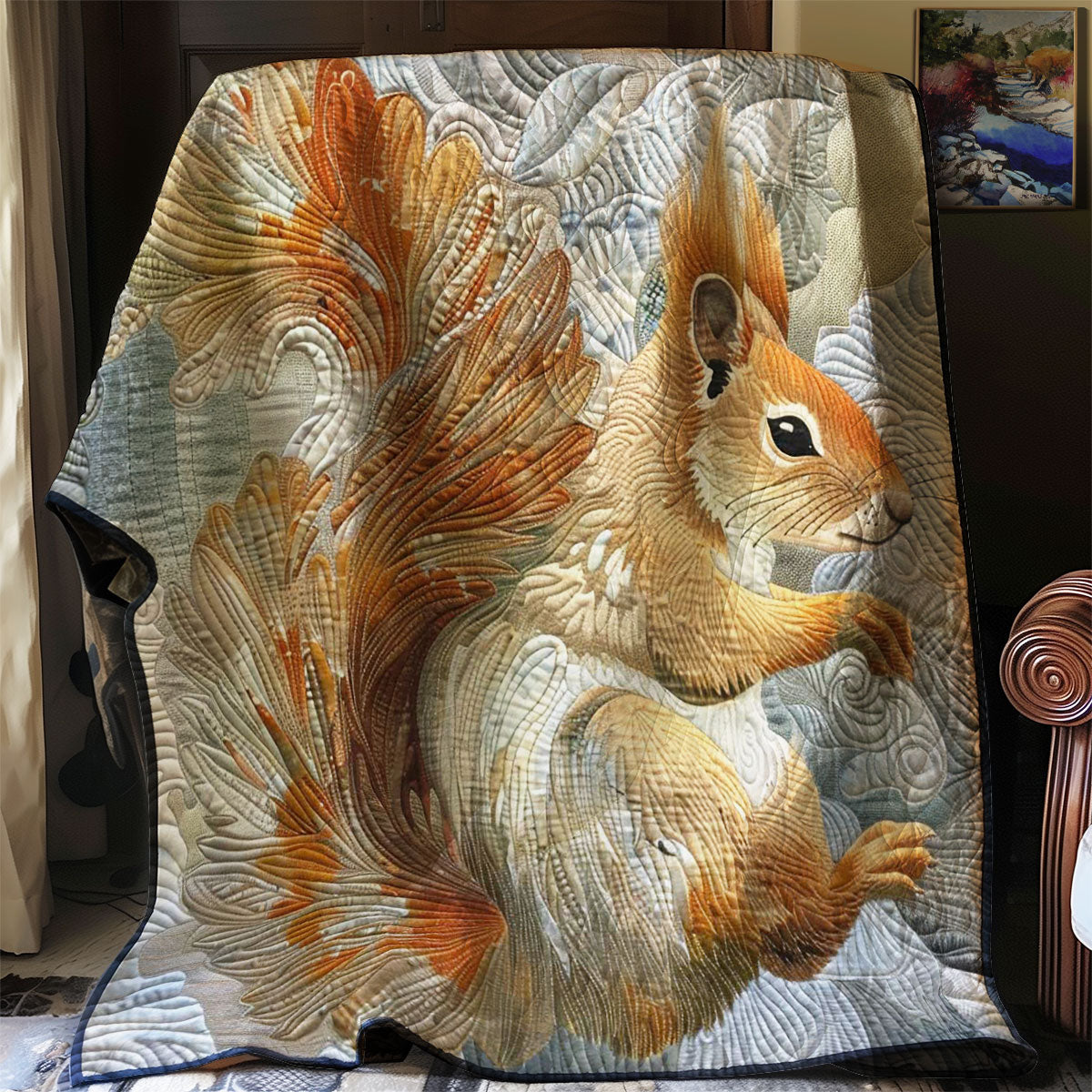 Squirrel WJ0308037CL Quilt – Cozzyhomes