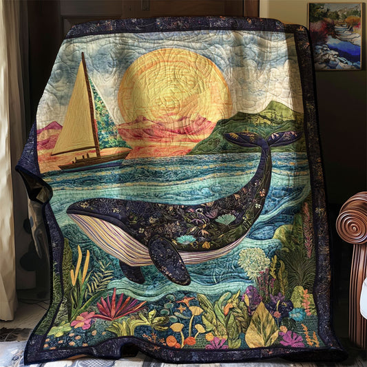 Sunset Whale WJ0608036CL Quilt