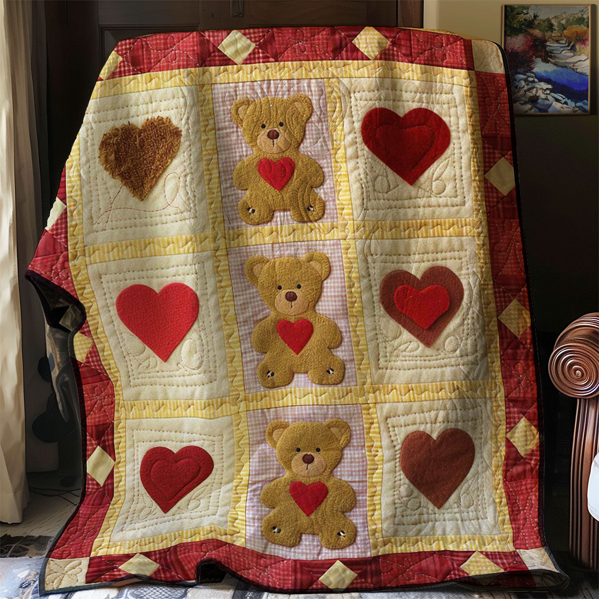 Teddy Bear WJ2108025CL Quilt