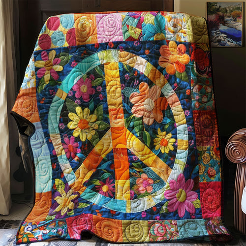 Trippy Hippie Sign WJ0108031CL Quilt