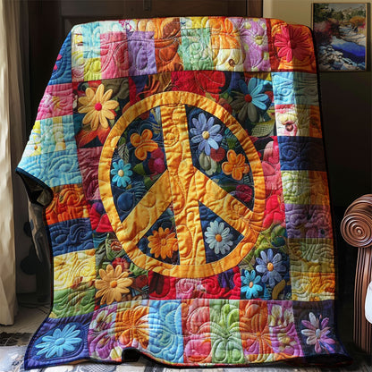 Trippy Hippie Sign WJ0208036CL Quilt