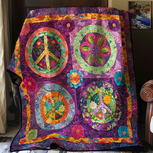 Trippy Hippie Sign WJ1508020CL Quilt