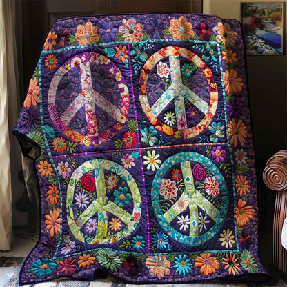 Trippy Hippie Sign WJ1308044CL Quilt