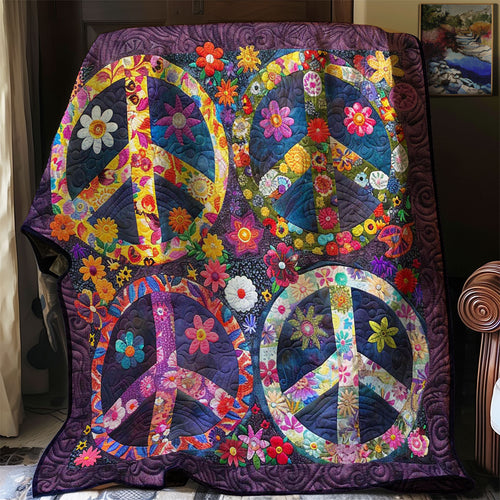 Trippy Hippie Sign WJ1608026CL Quilt