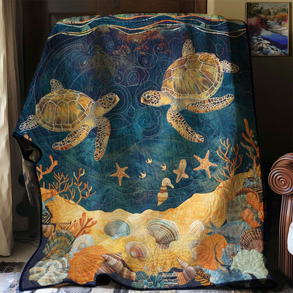 Turtle Under The Sea WJ2408027CL Quilt