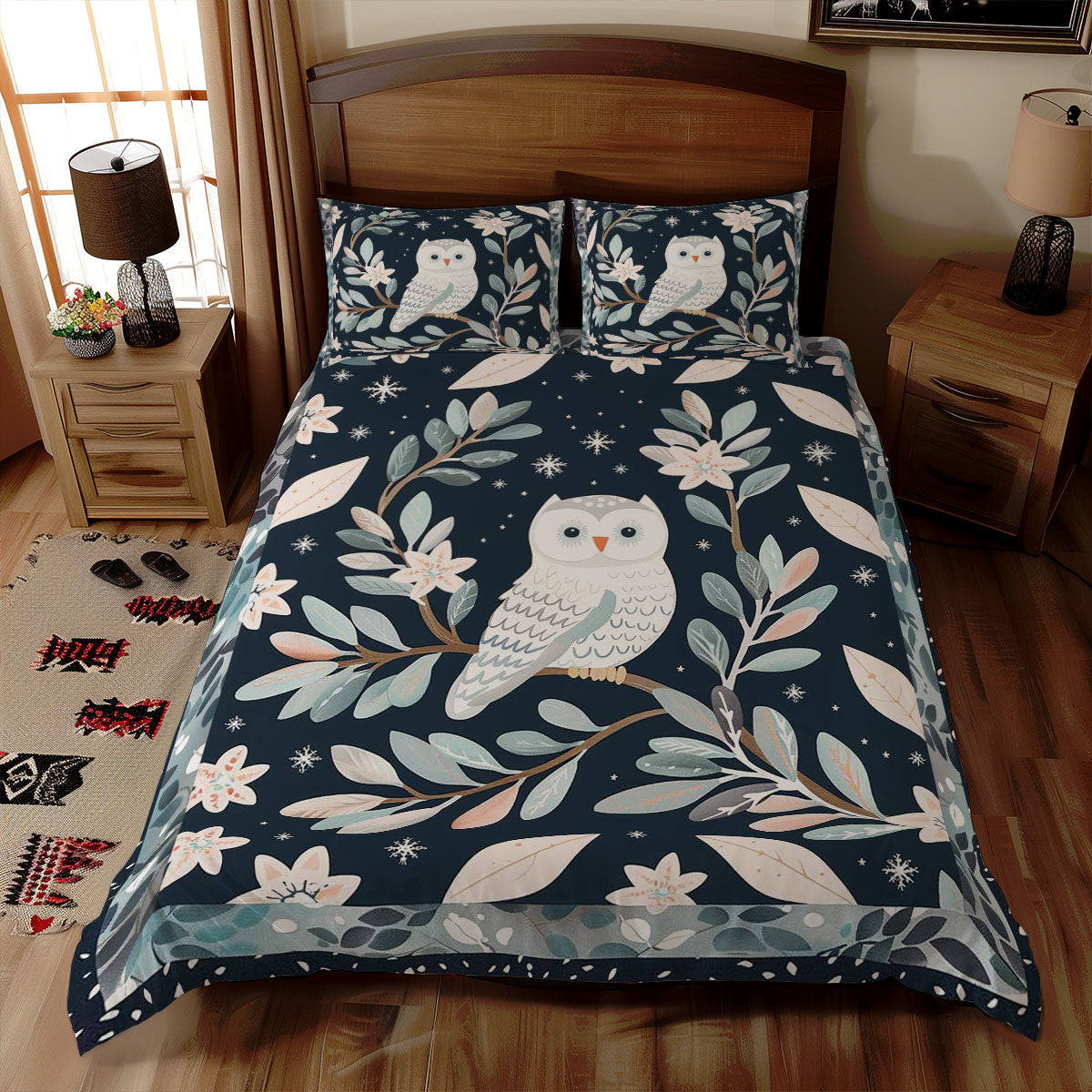 Beautiful Owl WJ2907042CL Duvet Cover Set