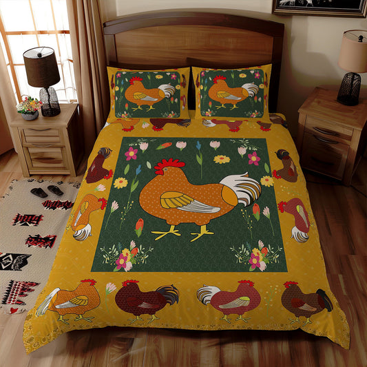 Chicken WJ0308040WL Duvet Cover Set