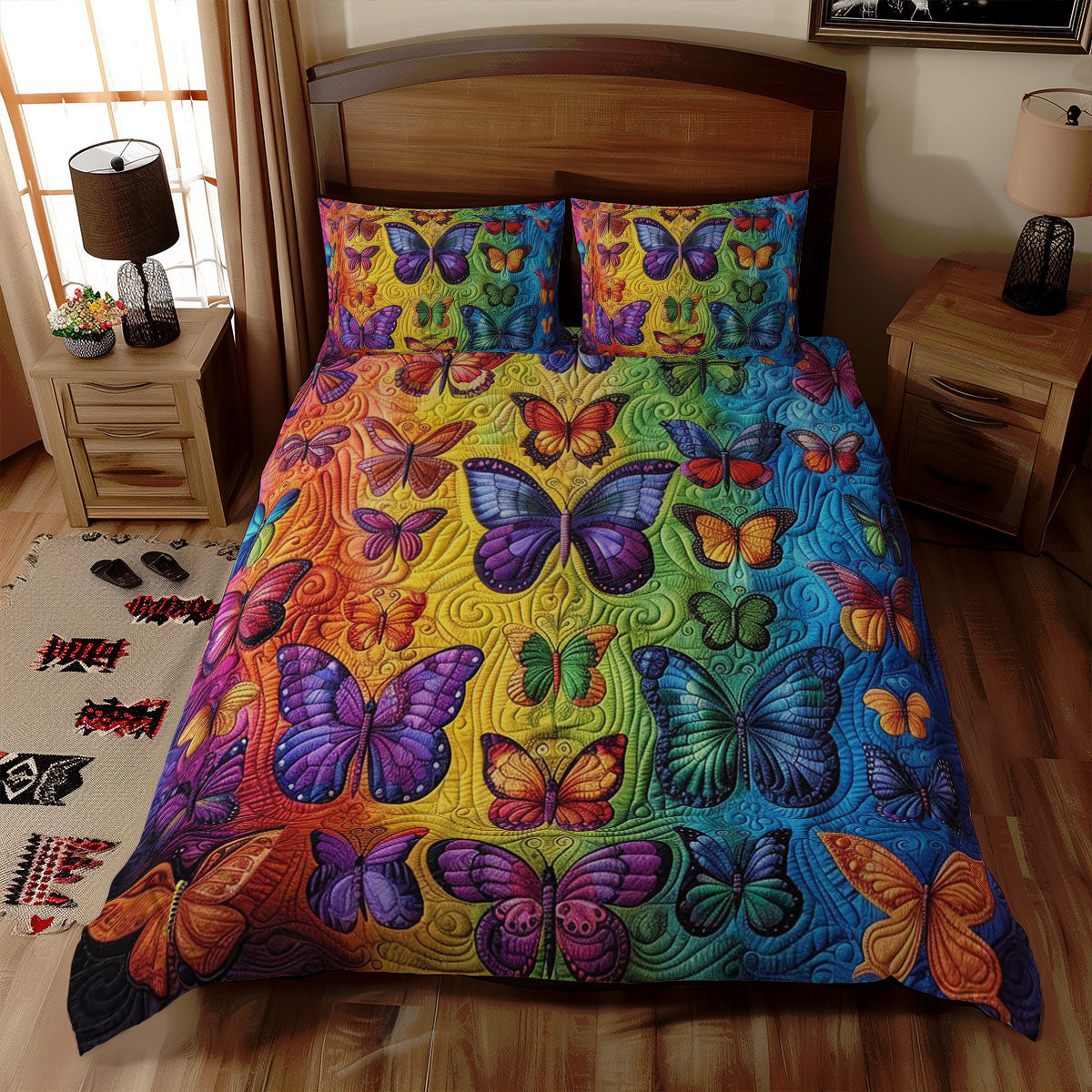 Colorful Butterflies WJ2308029CL Duvet Cover Set